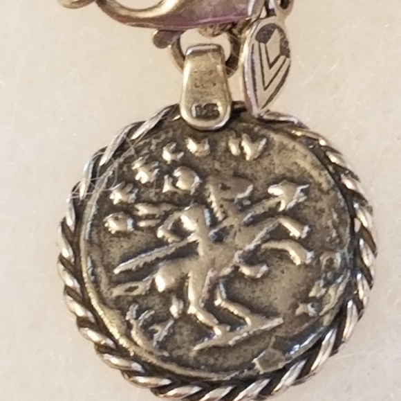 Silpada Sterling Silver & 14k Gold Coin Bracelet - Picture 7 of 10